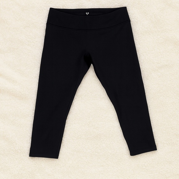 Ivivva Other - Ivivva by lululemon reversible athletic crop leggings in black size youth 12
